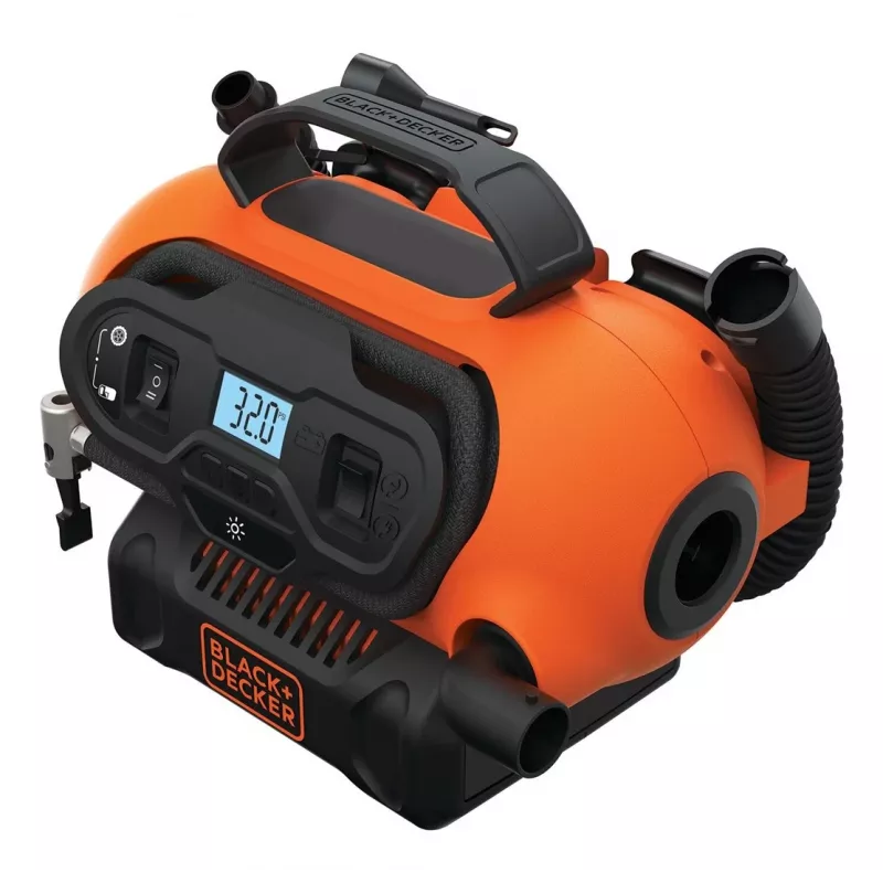 Black & Decker BDCINF18N-QS Luftkompressor 160 l/min AC/Zigarettenanzünder