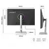 JAPANNEXT JN-I270FHD200F-HSP Computer-Monitor 68,6 cm (27 Zoll) 1920 x 1080 Pixel Full HD LED Silber