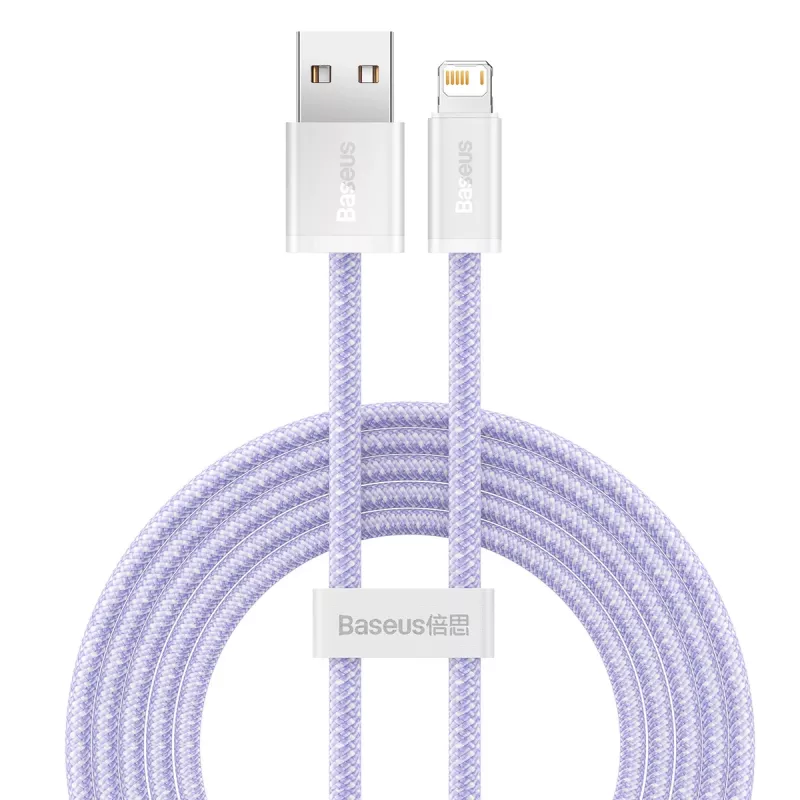 Baseus Dynamic Kabel USB auf Lightning, 2,4 A, 2 m (Violett)