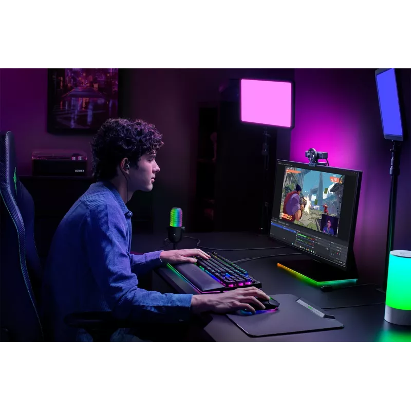 Razer | Webcam | Kiyo V2 | MJPEG bis zu 4K 30 FPS, 1080p 60 FPS, YUY2 bis zu 4K 15 FPS, 1080p 60 FPS, NV12 bis zu 4K 20 FPS, 1080p 60 FPS