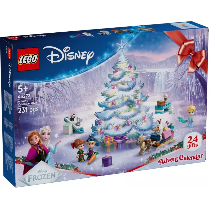 Bauspielzeug LEGO Disney Frozen Adventskalender 2025 Set 43273 — 231 Teile, 4 Minifiguren, Alter 5+