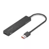 USB 3.2 Gen 2 5-in-1 Multiport-Hub Vention CHOBB — 5 Ports (4× USB 3.2 Gen 2 Typ-A, 1× USB 3.2 Gen 1 Typ-A), 0,15 m, ABS, schwarz
