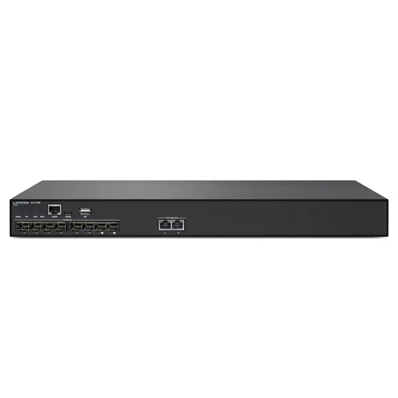 LANCOM XS-5110F Managed L2/L3 10G Ethernet (100/1000/10000) 1U Schwarz