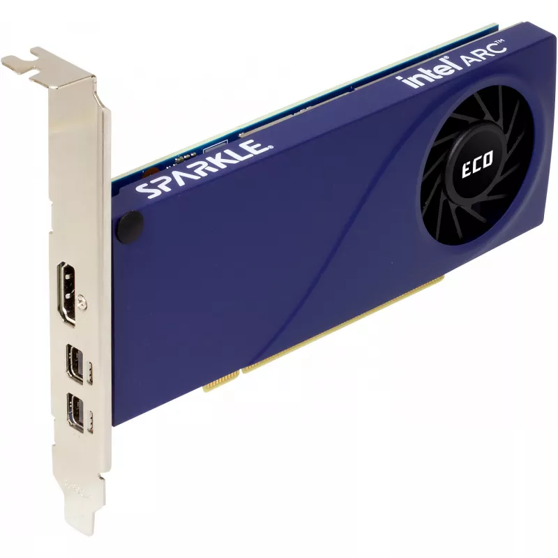 Grafikkarte Sparkle Intel Arc A310 ECO 4 GB GDDR6, PCIe 4.0 x8, 1000 MHz, 64-Bit-Bus, 4K@60Hz