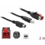 USB-Kabel DeLOCK 85488 USB 2.0 2m USB B Schwarz