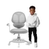 Drehstuhl mark adler Junior 4.5 Grau — ergonomischer Schreibtischstuhl, höhenverstellbar 40–50 cm, Netzrückenlehne, Rollenfußkreuz, Armlehnen, Lordosenstütze