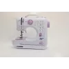Halbautomatische Nähmaschine Łucznik Mini — Elektrisch, 3 Stichmuster, 4-Stufen-Knopfloch, Freiarm