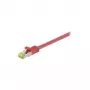 Wentronic GoobayCat.7 Rohkabel Patchkabel, S/FTP (PiMF), Rot, 25 m - LSZH Halogenfrei, Kupfer, RJ45-Stecker (91670)