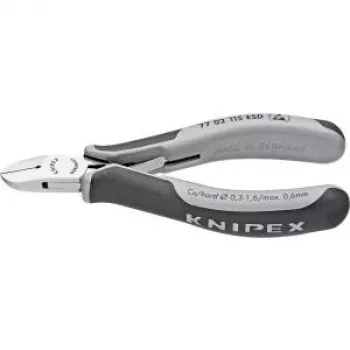 Knipex Elektronik-Seitenschneider L.115mm Form 0 mit Facette ja, kleine Spiegelpolitur.
