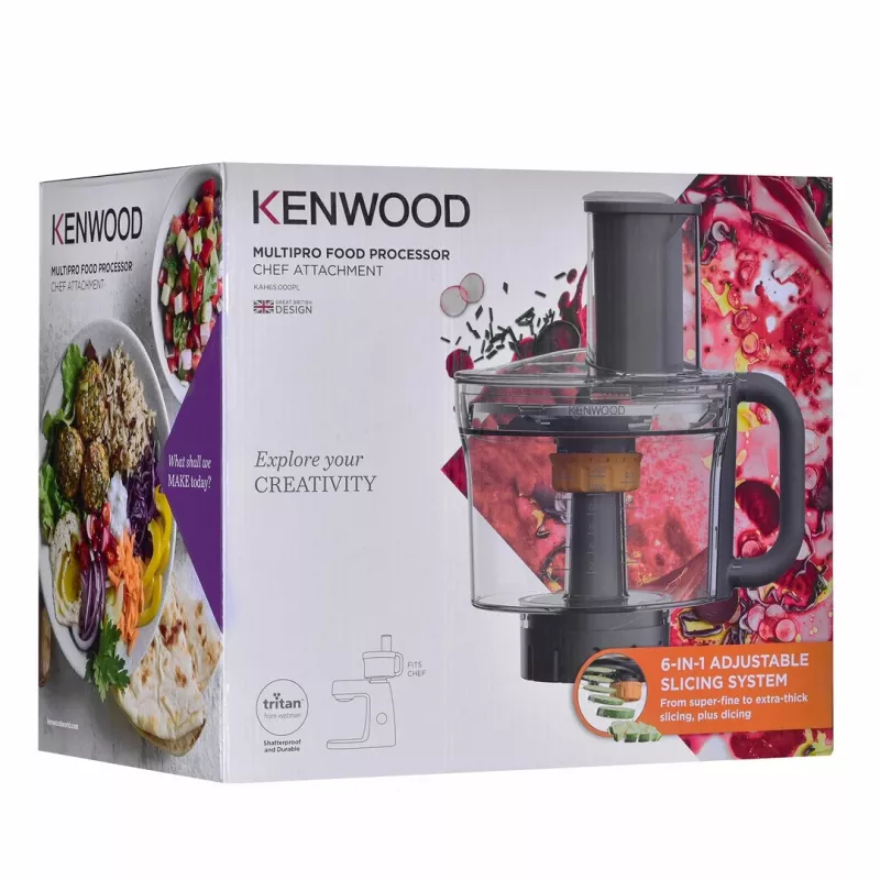Mixeraufsatz Kenwood KAH65.000PL — 1,2-L-Schüssel, schwarz transparent