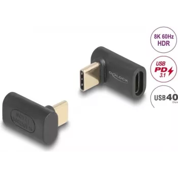 USB Adapter DeLOCK 60246 40 Gbps USB Type-C PD 3.1 240 W 8K 60 Hz
