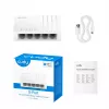 Netzwerk-Switch Cudy GS105U – Unmanaged 5-Port Gigabit Ethernet (10/100/1000), weiß, 5 V
