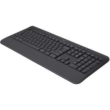 Logitech Signature K650 - Tastatur - Kabellos - Bluetooth 5.1 - QWERTY - Spanisch - Graphit (920-010917)