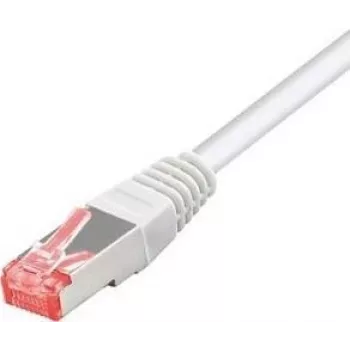 Tecline exertis Connect - Patch-Kabel - RJ-45 (M) zu RJ-45 (M) - 10 m - SSTP-Kabel - CAT 6 - Halogenfrei - Weiß (71510W)