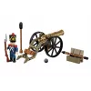 Französischer Artillerist mit Kanone Bausteinset, 97 Teile