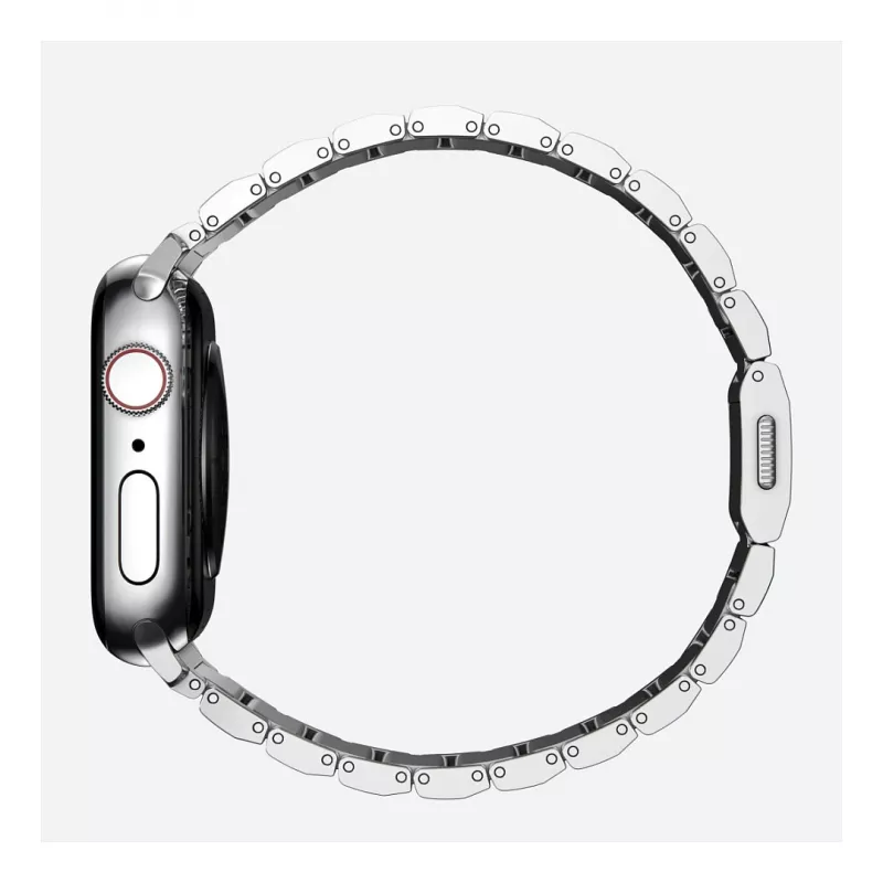Band Nomad NM1A4HSXS0 für Sportuhr, Edelstahl, Silber, Breite 35 mm, 108,9 g