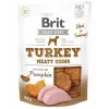 Brit Jerky Turkey Meaty Coins 200 g – funktioneller Trainingssnack für erwachsene Hunde, Protein 33%, Fett 22%