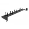 DeLOCK 19 Zoll Glasfaser-Routing-Panel 1U schwarz Rackmontage 1U