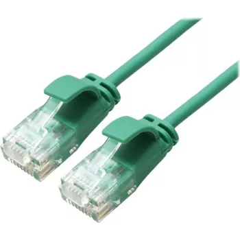 ROLINE GREEN UTP Patchkabel Cat.6A (Klasse EA), LSOH, schlank, Grün, 1,5 m (21.44.3934)