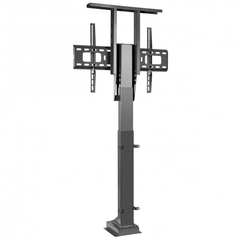Maclean MC-866 elektrischer TV-Lift für 37-65 Zoll (94-165,1 cm), Fernbedienung, VESA bis 600×400, max. 50 kg, schwarz