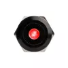 DimasTech vandalismusgeschützter Drucktaster 22 mm Schwarzline Dot RGB PD223