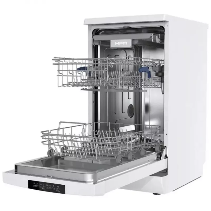 Freistehender Geschirrspüler MPM MPM-45-ZMF-01, 10 Maßgedecke, 9 L/Spülgang, 47 dB, 7 Programme