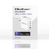Ladegerät QOLTEC 51828 140W GaN 3×USB‑C PD + 1×USB‑A QC 3.0 – Multiport-Schnellladegerät