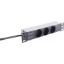 Steckdosenleiste ShiverPeaks BASIC-S 10 Zoll 3-fach 1U Schwarz