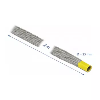 Kabelmantel DeLOCK 20790 Grau