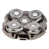 Herren-Rotationsrasierer Jata JBMA1444 — 5 Rotationsscherköpfe, Li-Ion 1200 mAh, Nass- & Trockenrasur, Chrom