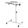Maclean mobiler Schreibtisch/Laptop-Ständer, weiß, Höhenverstellung 59-89 cm, max. 30 kg, MC-121 W