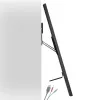 Maclean MC-481 Ultra-Flach-Slim-TV-Wandhalterung für 37-80 Zoll flache und gebogene Fernseher, max. 75 kg, VESA 600x400, universelle TV-Halterung