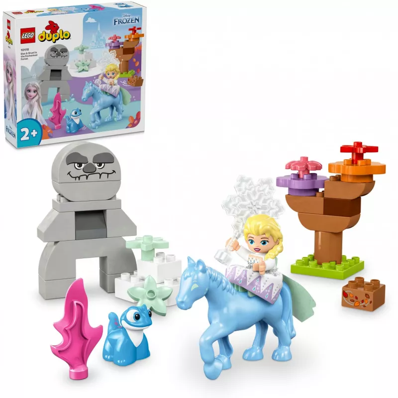 LEGO DUPLO Spielset 10418 — Disney Elsa und Bruni im verzauberten Wald, 31 Teile, 2+ Jahre