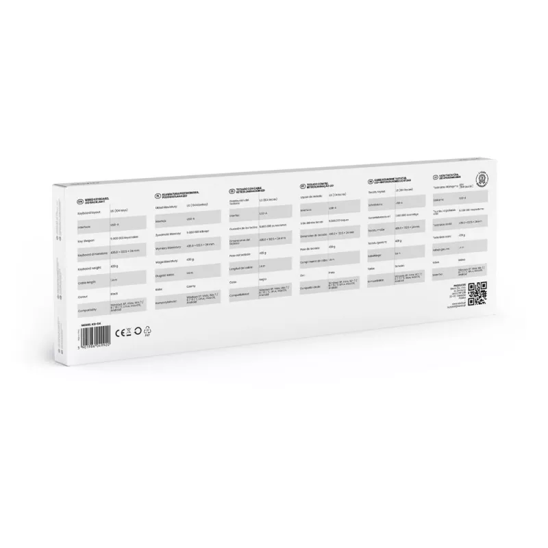 Savio KB-04 Tastatur Home/Office USB QWERTY UK International Schwarz