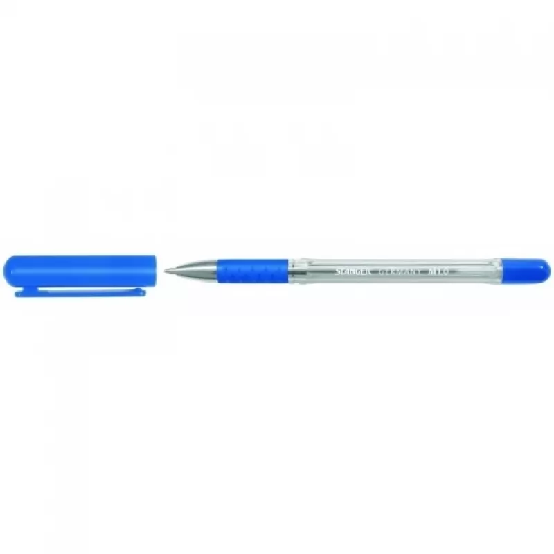 Kugelschreiber Stanger 18000300007 — blaue Tinte, 1,0 mm Spitze, Softgrip