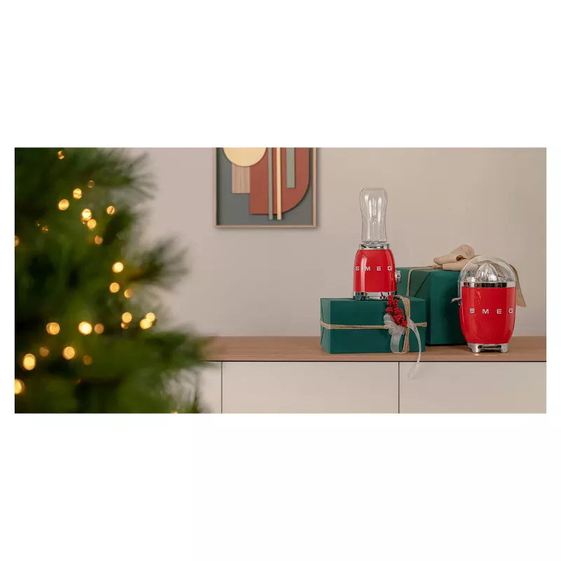 Elektrische Zitruspresse Smeg CJF11RDEU 70 W Rot Edelstahl