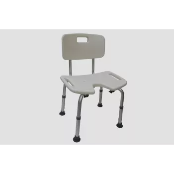 Duschstuhl REHA FUND Oliwier 81 RF-810 — höhenverstellbar, Technopolymer, Sitzbreite 48 cm, max. Belastung 110 kg