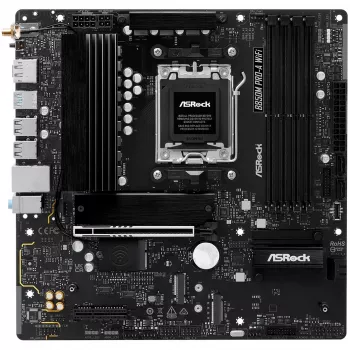 Motherboard ASRock B850M Pro-A WiFi micro ATX – AMD B850, Sockel AM5, DDR5, 4x DIMM, 256 GB, Wi‑Fi, 2,5-Gb-LAN