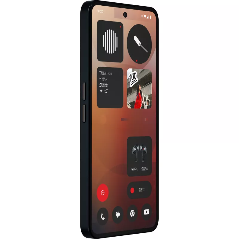 Nothing Phone (3a) 17,2 cm (6,77 inch) Dual SIM Android 15 5G USB Type-C 8 GB 128 GB 5000 mAh Schwarz