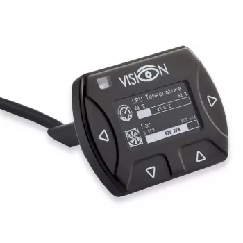 Aqua Computer VISION Touch mit externem USB-Kabel, IR, Temperaturmessung