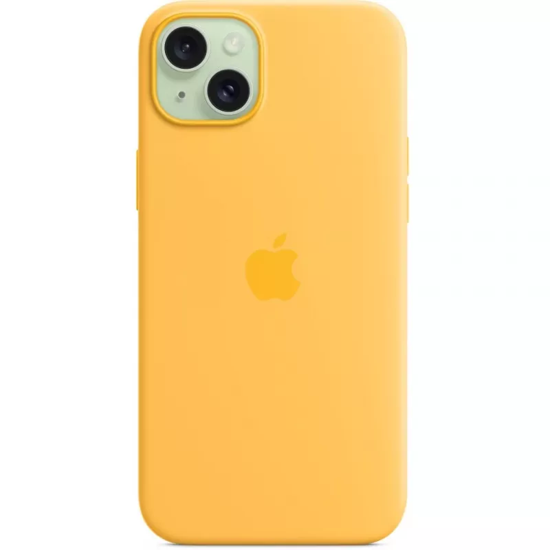 Silikonhülle Cover Apple iPhone 15 Plus MagSafe Orange