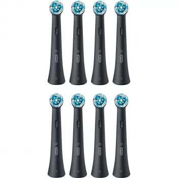 Ersatz-Zahnbürstenköpfe Oral-B IOUR8BK 8er-Pack, schwarz
