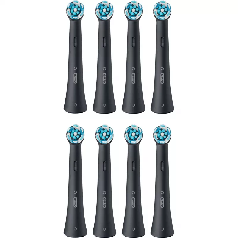 Ersatz-Zahnbürstenköpfe Oral-B IOUR8BK 8er-Pack, schwarz