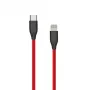 Silikonkabel USB Typ C - Lightning, 1 m (rot)