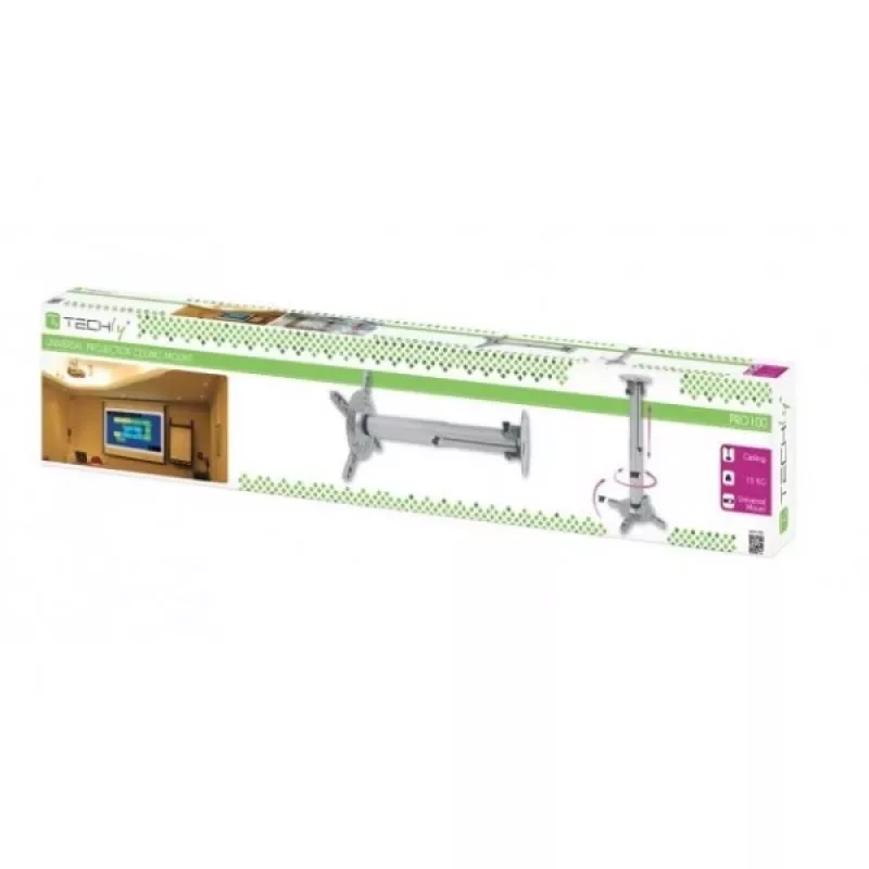 Techly ICA-PM-104XL Projektorhalterung Decke Silber