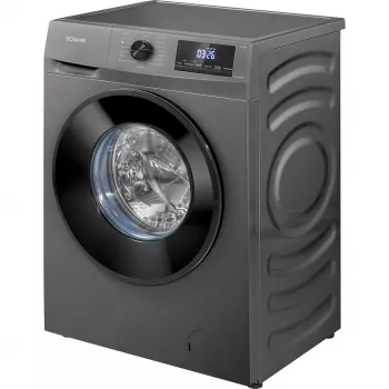 Frontlader-Waschmaschine BOMANN WA 7185, 8 kg Kapazität, 1400 U/min, Energieeffizienzklasse A, Schwarz