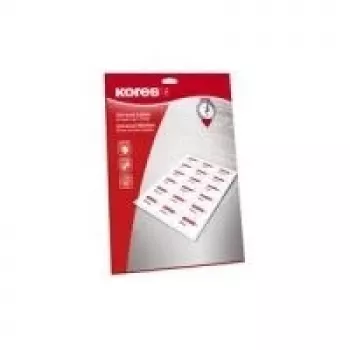 Nicht klebendes Etikett Kores L6333.25