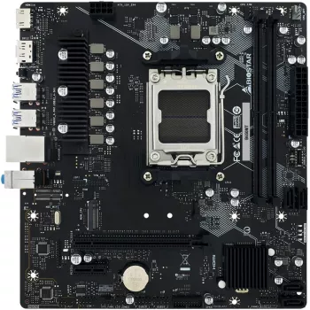 Motherboard BIOSTAR B650MT Micro ATX, AMD B650, Socket AM5, DDR5, 2x DIMM, 96GB, 1x M.2, 4x SATA III, Gigabit LAN