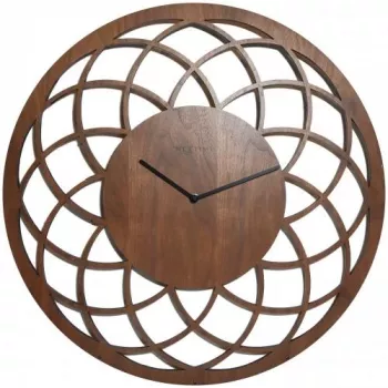 NeXtime Uhr 3115br Big Dreamcatcher, Ø60 cm, Wand, Braun