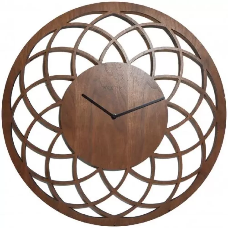 NeXtime Uhr 3115br Big Dreamcatcher, Ø60 cm, Wand, Braun